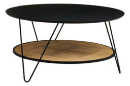 Amersham Coffee Table with Hairpin Legs – Industrial Style Coffee Table - thumbnail 6