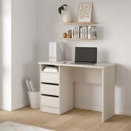 Function Plus Desk 3 Drawers in Cashmere - thumbnail 5