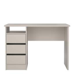 Function Plus Desk 3 Drawers in Cashmere - thumbnail 2