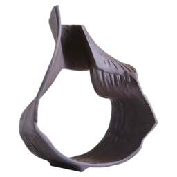 Terrace Sculpture Swirl Brown Abstract Large - thumbnail 2