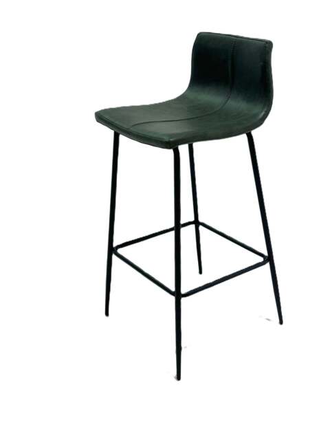 Kavira Barstool Vegan Forest Green SET OF 2 - image 1