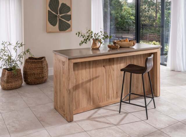 Kavira Counter Stool Grey SET OF 2