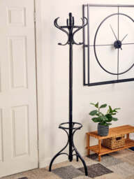 Cala Floor Standing Coat Stand – Black Finish - thumbnail 4