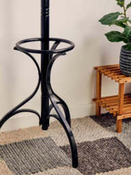 Cala Floor Standing Coat Stand – Black Finish - thumbnail 1