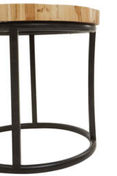 Meadow Round Iron Frame Table - thumbnail 5