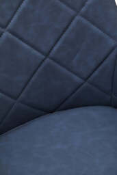 Linea Dark Grey & Chrome Dining Chair - thumbnail 4