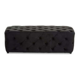 Galerie Velvet Bench – Black