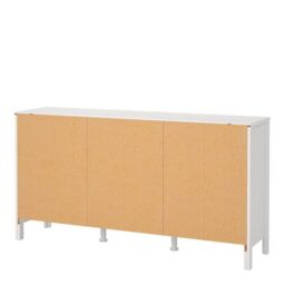 Barcelona Sideboard 2 Doors + 3 Drawers in White - thumbnail 3