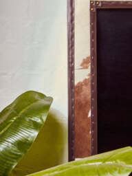 Vireo Townhouse Wall Mirror – Genuine Cowhide - thumbnail 1