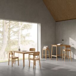 Barlow Dining Chair in Matt Oak, Set of 2 - thumbnail 4