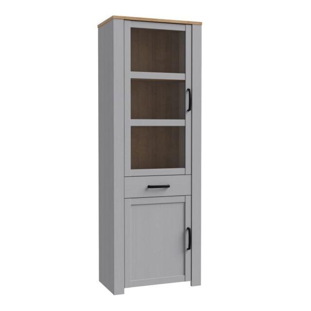 Bohol Large Sideboard 3 Drawers & 3 Doors in White & Oak - image 1
