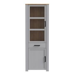 Bohol Large Sideboard  3 Drawers & 3 Doors in White & Oak - thumbnail 2