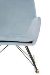 Fresco Rocking Chair – Blue Velvet - thumbnail 6