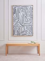 Art and Abstract Black Sundown Wall Cream Textured - thumbnail 6