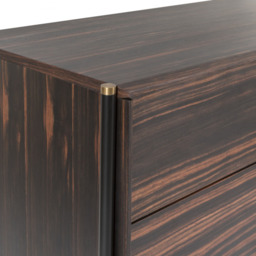 Bali 3 Drawer Chest – Natural Wooden Bedroom Storage - thumbnail 4