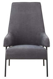 Darlisse Blue Velvet Chair - thumbnail 4