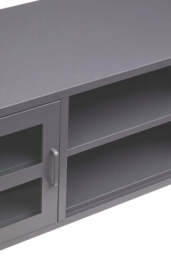 Stone Metal Media Unit – Grey (Two Door) - thumbnail 4