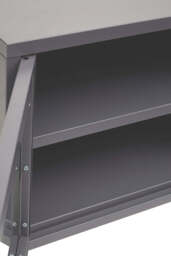 Stone Metal Media Unit – Grey (Two Door) - thumbnail 2