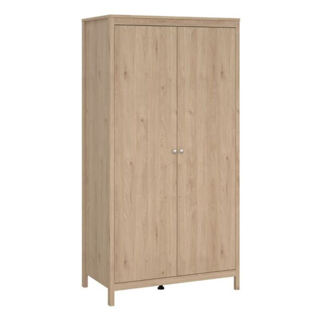 Madrid Wardrobe 2 Doors in Jackson Hickory Oak - image 1