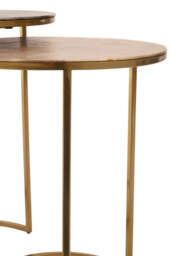 Clarendon Gold Table Nest (Set of 2) - thumbnail 2