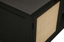 Godalming Black Wood Media Unit – Contemporary TV & Storage Unit - thumbnail 3