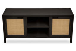 Godalming Black Wood Media Unit – Contemporary TV & Storage Unit - thumbnail 5