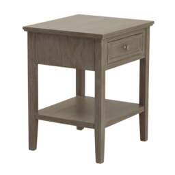 The Serene Collection One Drawer Side Table - thumbnail 2