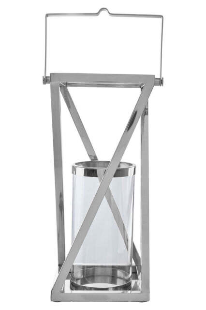 Dulwich Criss-Cross Silver Lantern X Large - image 1