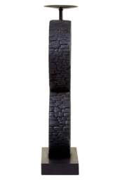 Charred Log Black Holder Large Mango Harbour Candle Wood - thumbnail 1
