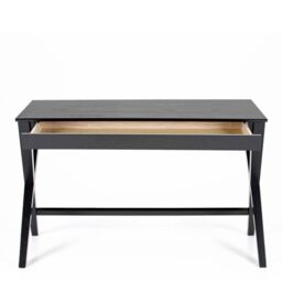 Writex Desk with 1 Drawer in Black  Compact Modern Office & Study Table - thumbnail 3