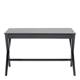 Writex Desk with 1 Drawer in Black  Compact Modern Office & Study Table - thumbnail 2