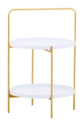 Wilmslow Grey Iron Side Table – Contemporary Metal Side Table - thumbnail 5