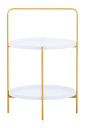 Wilmslow Grey Iron Side Table – Contemporary Metal Side Table - thumbnail 2