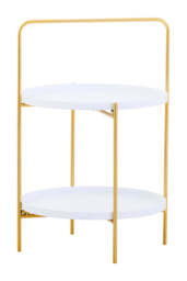 Wilmslow Grey Iron Side Table – Contemporary Metal Side Table - thumbnail 6