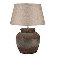 Castello Classic Aged Stone Ceramic Lamp - thumbnail 1
