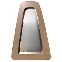 Jorvale Oatmeal Arch Mirror