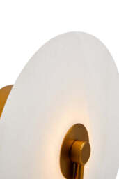 Hush Wall Light – White Marble with Gold Accent - thumbnail 2