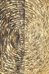 Horizon Wood Carving Wall Art – Gold Finish - thumbnail 2