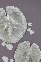 Cove Silver Leaf Wall Art with Wooden Frame - thumbnail 3