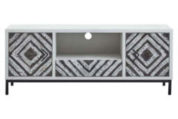 Linden Media Unit – White Frame