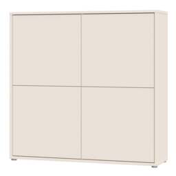 Alice Springs 4 Door Large Storage Cabinet with Push-to-Open Doors in Sand - thumbnail 3