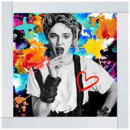 IC269  Block Colour Madonna