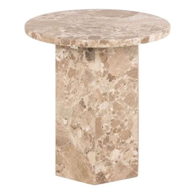Side Table in Brown Marble 50x50cm  Naxos Collection - image 1