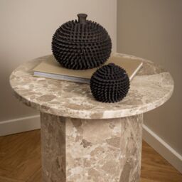 Side Table in Brown Marble 50x50cm  Naxos Collection - thumbnail 4