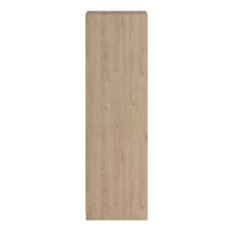 Line Wardrobe – Sliding Wardrobe with 2 Sliding Doors, 1 Small Door & 2 Drawers in Jackson Hickory Oak - thumbnail 3