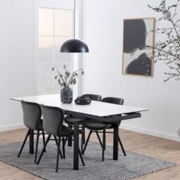 Batilda Dining Chair in Dark Grey, Set of 2 - thumbnail 3