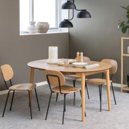 Amira Dining Chair in Oak, Set of 2 - thumbnail 4