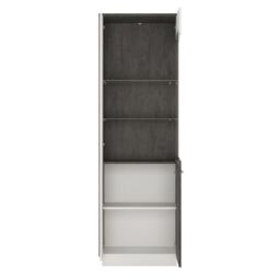 Zingaro Tall Glazed Display Cabinet Right Hand - thumbnail 3