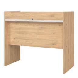 Function Plus Desk with 2 Drawers in Oak and White - thumbnail 4