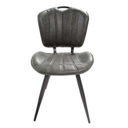 Palvane Vegan Leather Chair Forest Green SET OF 2 - thumbnail 4